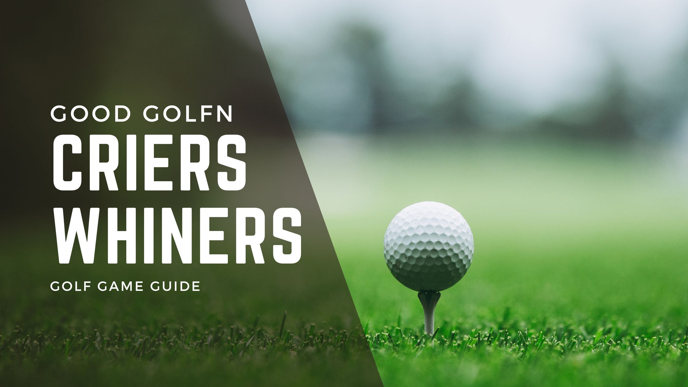 Unlock golf's secrets with our guide on popular games like criers and whiners golf, mastering your swing, and understanding scoring.